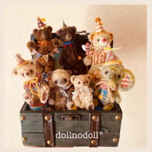 7月7日アイドール東京に出展します！|[公式]dollnodoll)®︎ミニチュアテディベア/モールアニマル/モールアート講座/ドール・ドール
